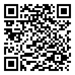 QR-Code - schickes Clandesign / Blau - Weiß
